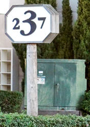 237 on a sign